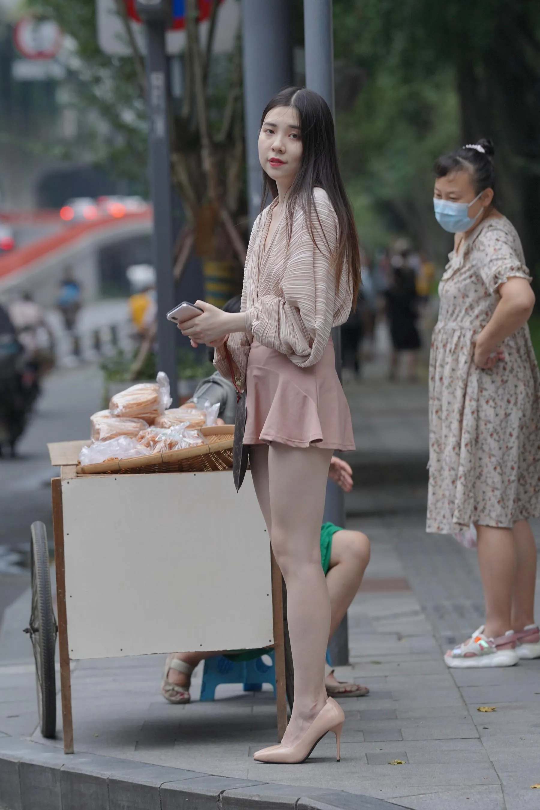 魔镜街拍 NO.167 可爱的粉色短裙小姐姐 [495P]插图5